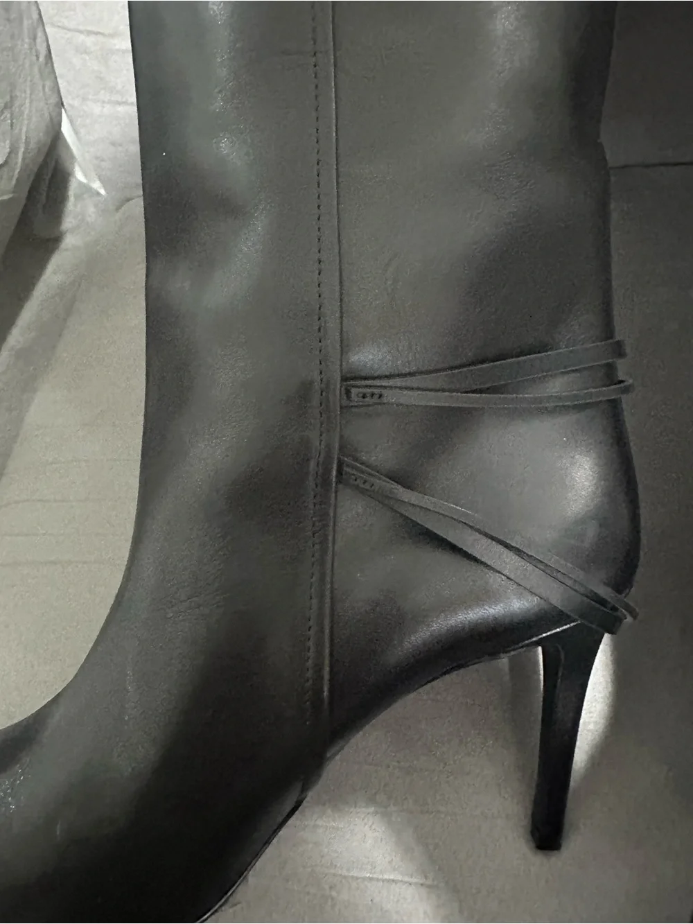 DOROTHEE SCHUMACHER “On Point” Black Leather Knee-High Boots | EU 41